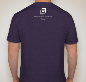 Men's purple T-Shirt front side